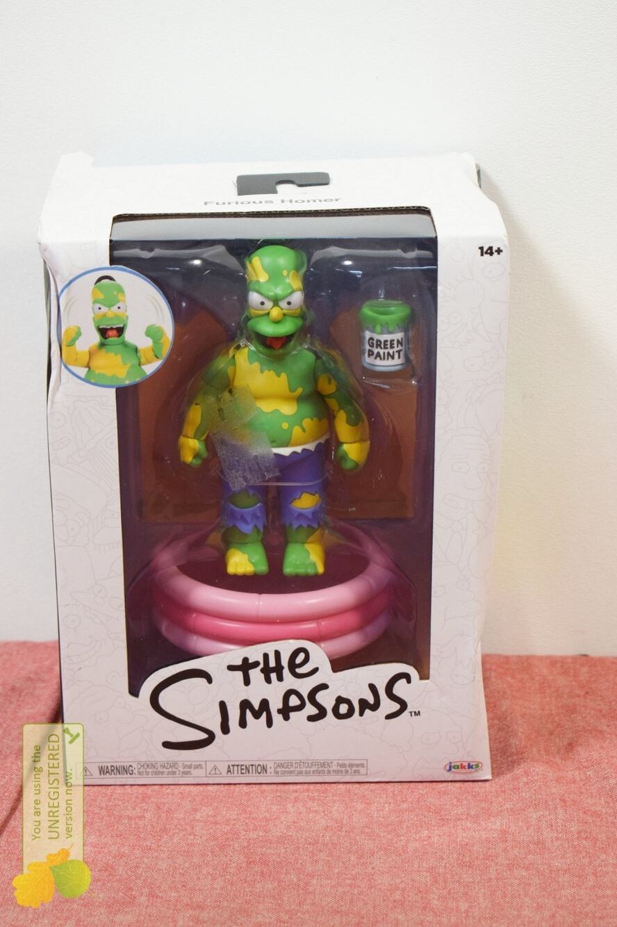 The Simpsons Premium Furious Homer 5" Action Figure